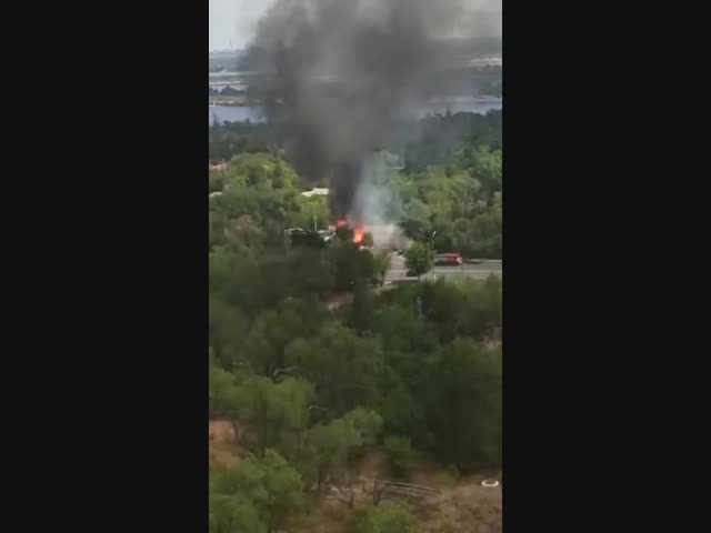 Взрыв газовой заправки