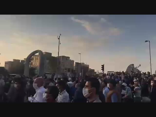 На видео митинг азербайджанских националистов в Тебризе
