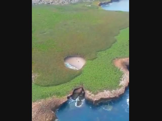 Тайный пляж на острова Мариета