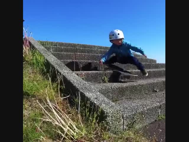 3-летний скейтер