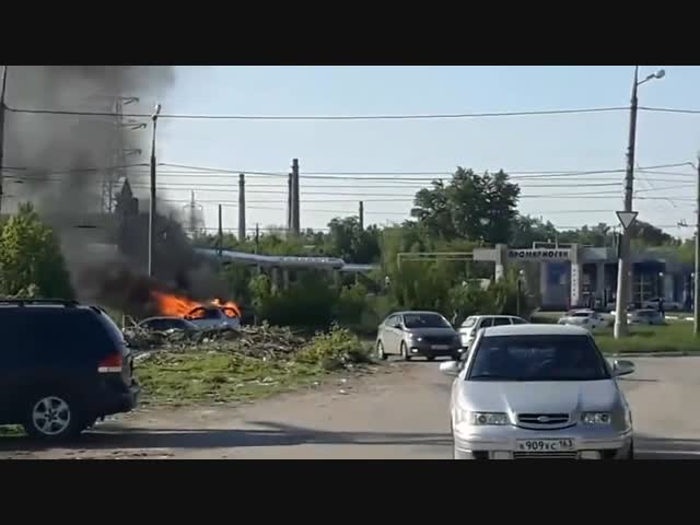 В Тольятти взорвалась машина