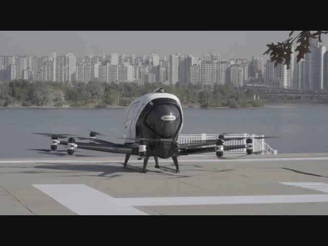 В Сеуле прошли испытания первых беспилотных такси-дронов
