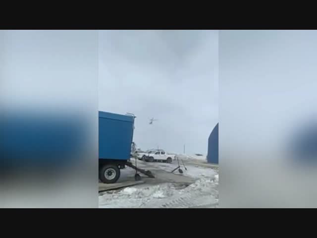 На Ямале при посадке перевернулся вертолёт Ми-26Т