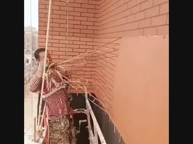 Штукатурка под кирпич