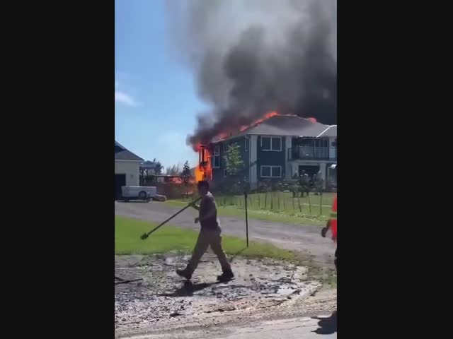 Как взрывается пропан