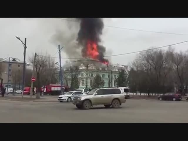 Пожар в больнице