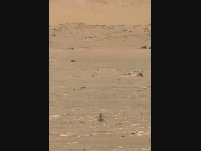 Марсианский вертолет Индженьюити совершил свой первый полёт