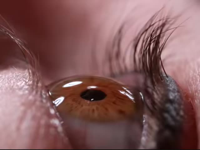 Капля и человеческий глаз