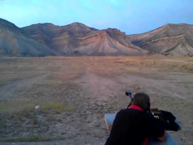 Рикошет крупнокалиберной пули