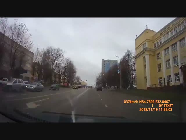 Драка на дороге в Смоленске