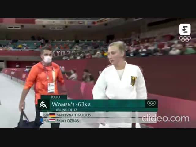 Германская спортсменка и её тренер