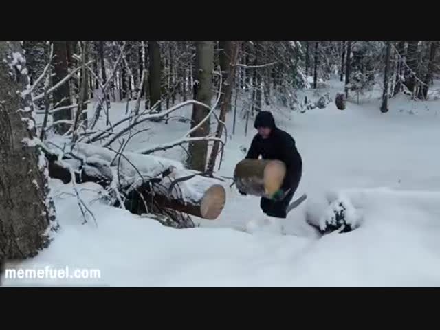 Как обогреть палатку в зимнем лесу