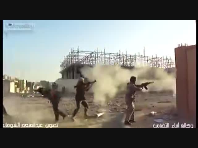 Бойца оглушил выстрел из РПГ