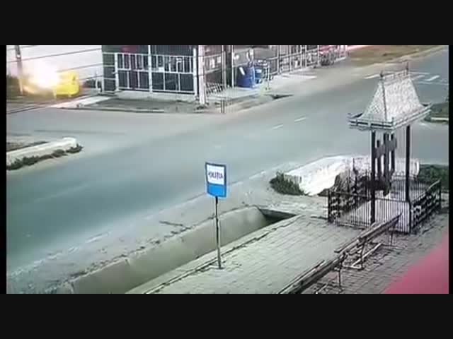 Авария в Румынии