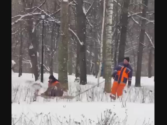 Использование прорывных технологий для посыпки льда песком