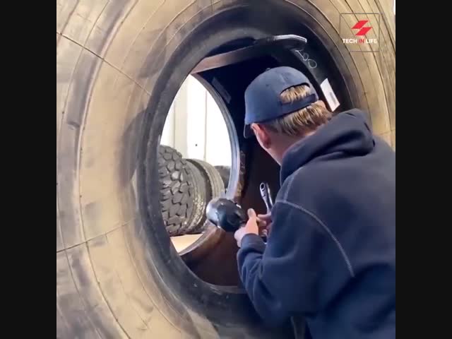 Восстановление огромных шин
