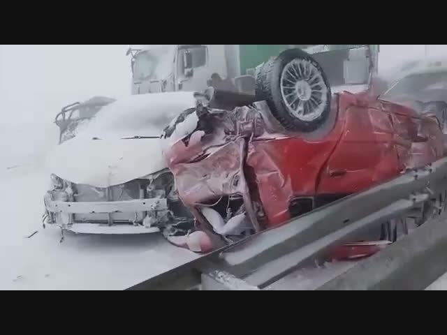 На 56 километре трассы Уфа – Оренбург