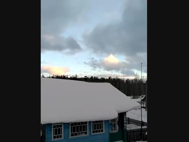 Боевые вертолёты в небе над Белгородской областью