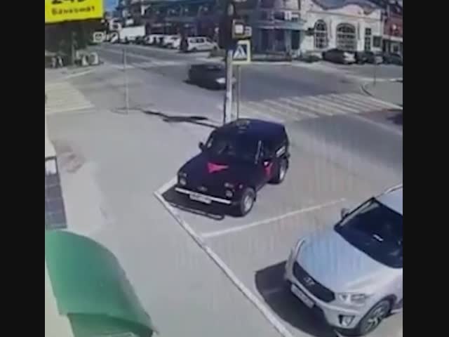 Наехал на детей