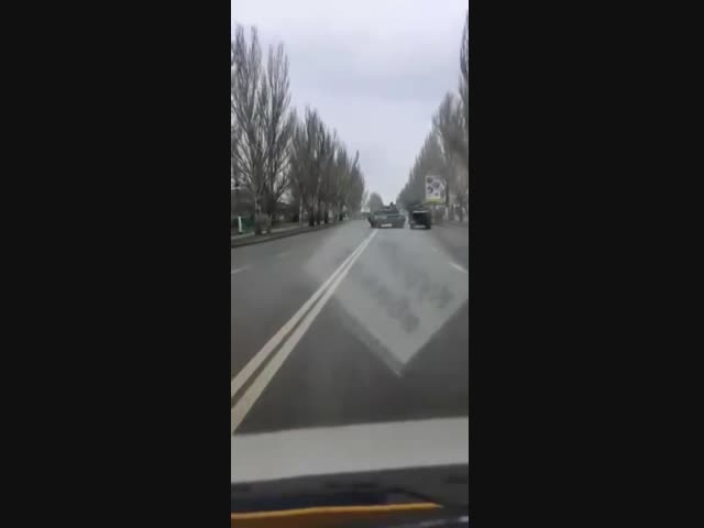 Украинский водитель из Мелитополя попал на линию огня российского танка