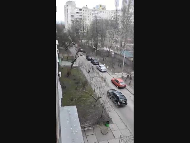 Жёсткое видео из Киева