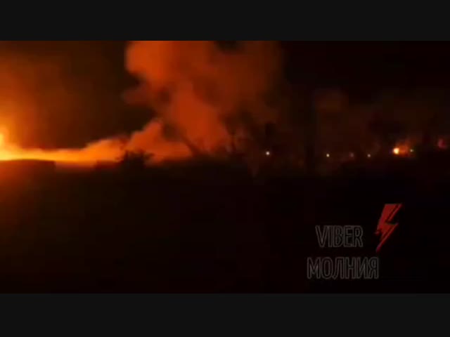 Ночной бой в Донецкой области