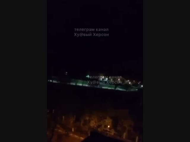 Удар по телевышке в Херсоне