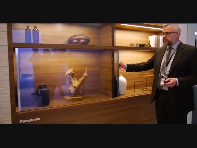Прозрачный телевизор от Panasonic
