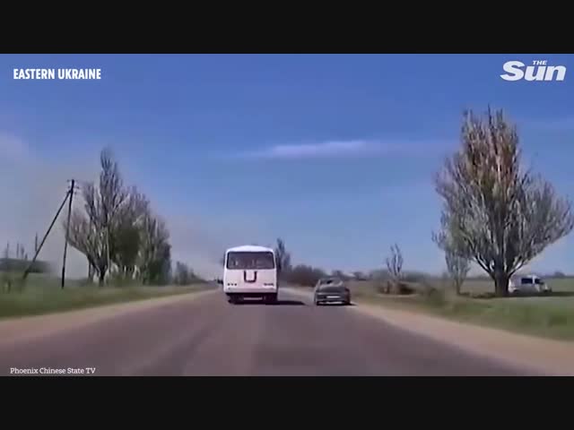 Чудовищный взрыв танка