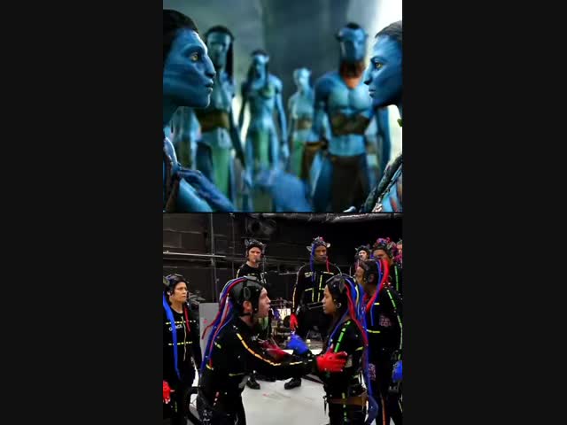 На съёмочной площадке 