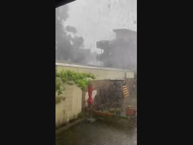 Буря в Падеборне, Германия