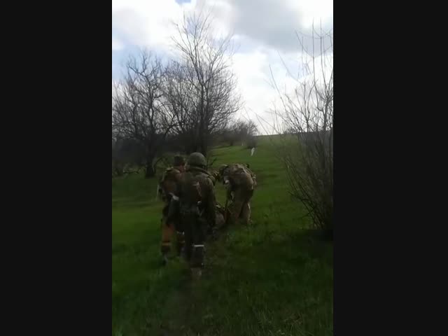 Редкая российская съёмка из Украины