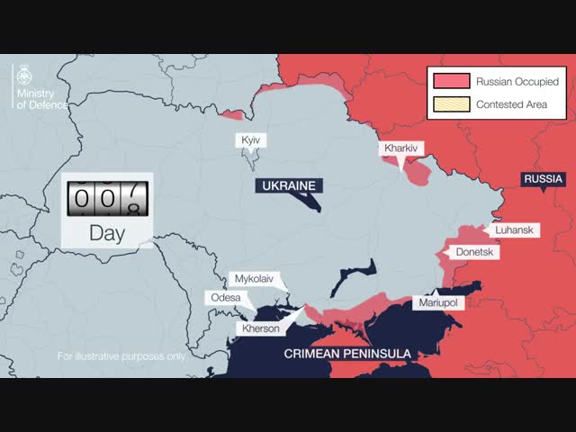 Министерство обороны Великобритании опубликовало инфографику спецоперации в Украине за последние 100  дней