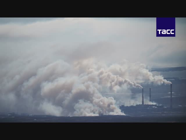 Горящий мусор Норильска