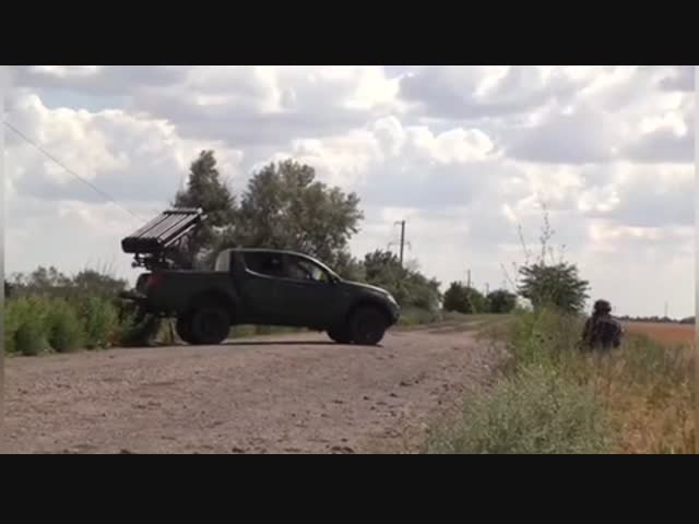 Украинцы установили на Мицубиси L200 вооружение со сбитого Ка-52
