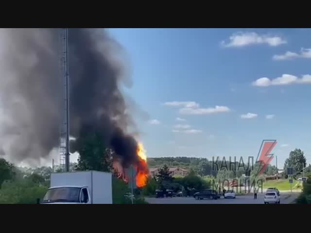 Взрыв в Талице с другого ракурса