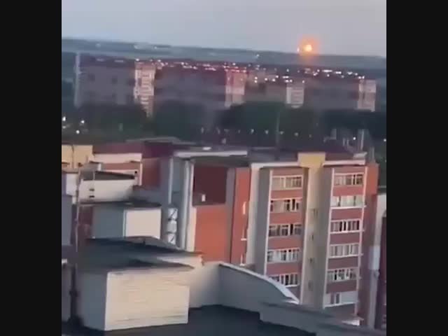 Падение военно-транспортного самолёта Ил-76 в Рязани
