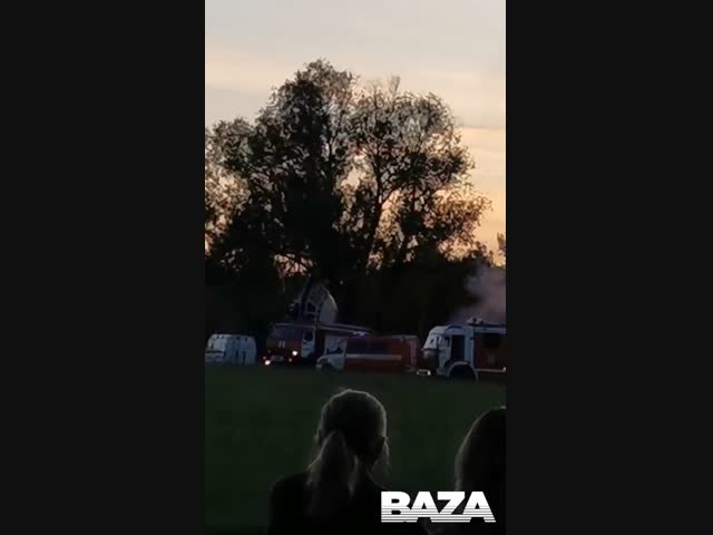 На месте падения Ила в Рязани