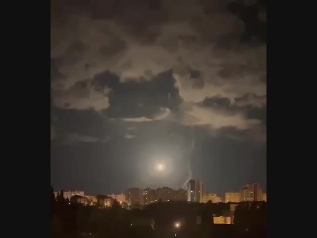 Запуск ракеты по Харькову