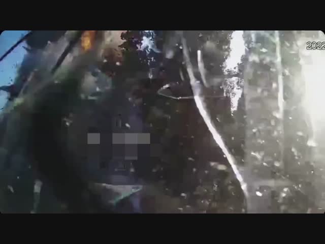 Момент удара по дому в Николаеве