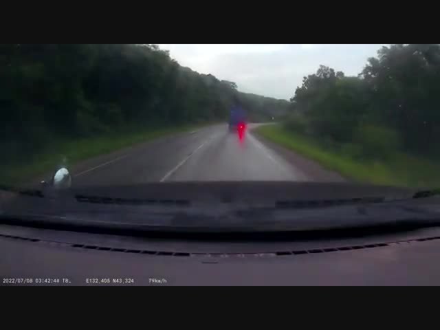 Смертельное лобовое ДТП с фурой собрало пробки в обе стороны под Шкотово