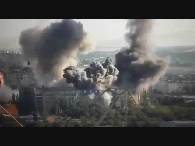 Прилёт ракет в Николаев