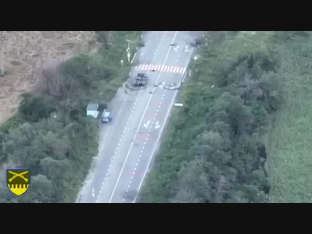 Попадание Джавелина в танк