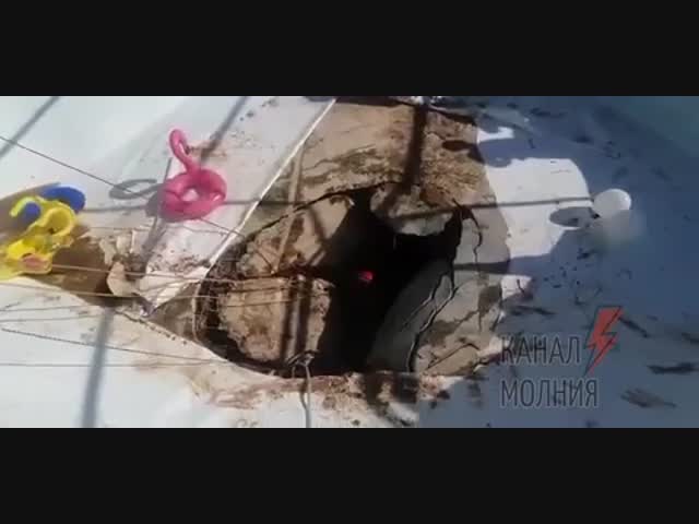 Ещё одно видео злополучного бассейна в Израиле
