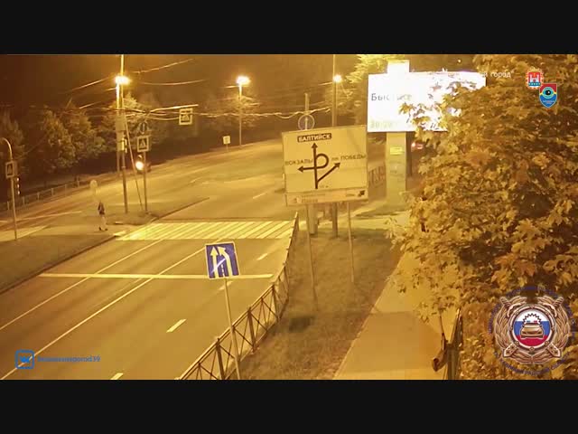 Наезд на пешехода в Калининграде