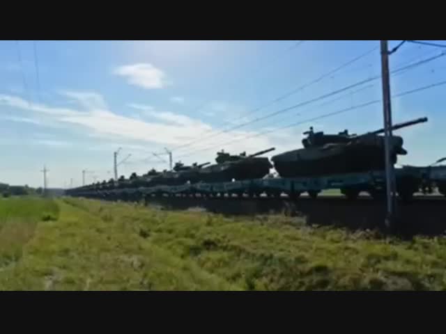 Переброска польских танков на Украину