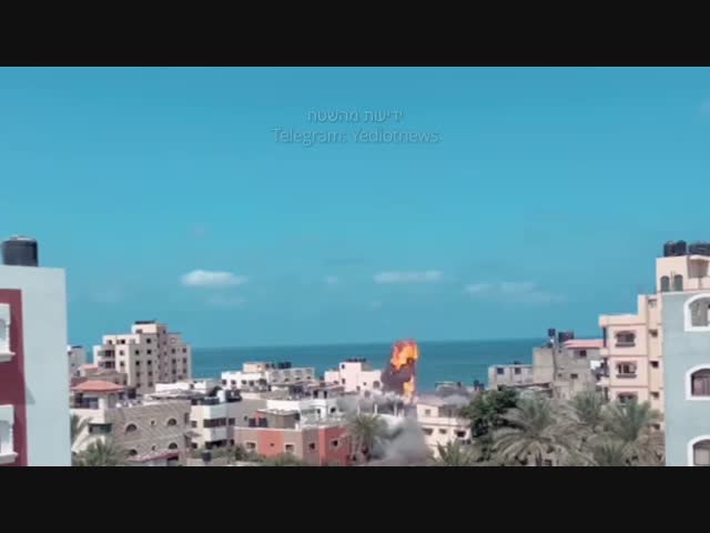 Израильтяне нанесли удар по дому на территории Газа