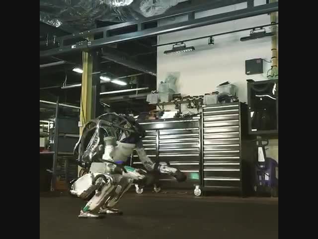 Робот-акробат Atlas от Boston Dynamics