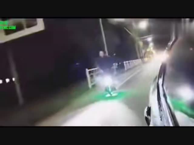 Моноколесо попало в аварию - его владелец превысил допустимую скорость