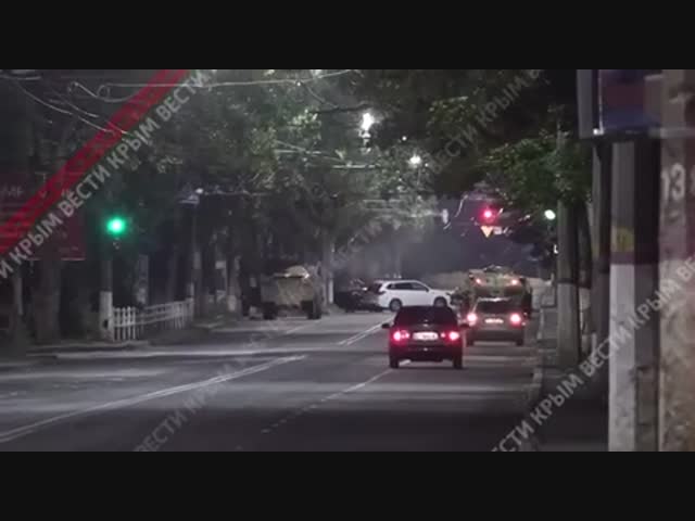 Стрельба в центре Херсона